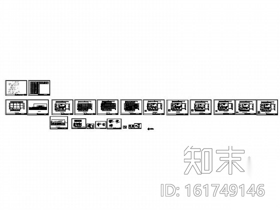 中国邮政某支行室内装修图cad施工图下载【ID:161749146】