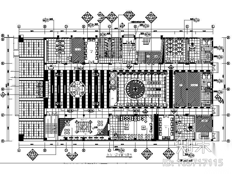 [烟台]某报社装修施工图cad施工图下载【ID:165717115】