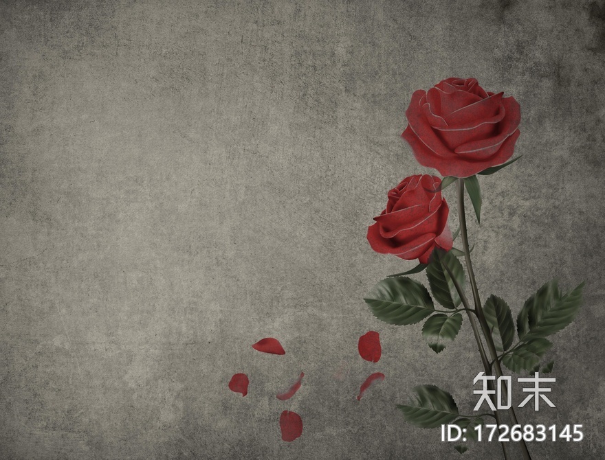 玫瑰花贴图下载【ID:172683145】