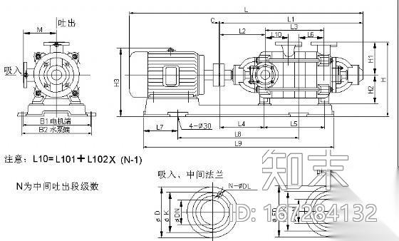 各种水泵安装样图施工图下载【ID:167284132】