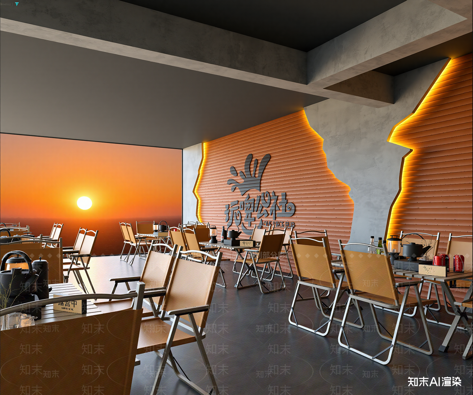 现代茶馆3D模型下载【ID:1213927419】