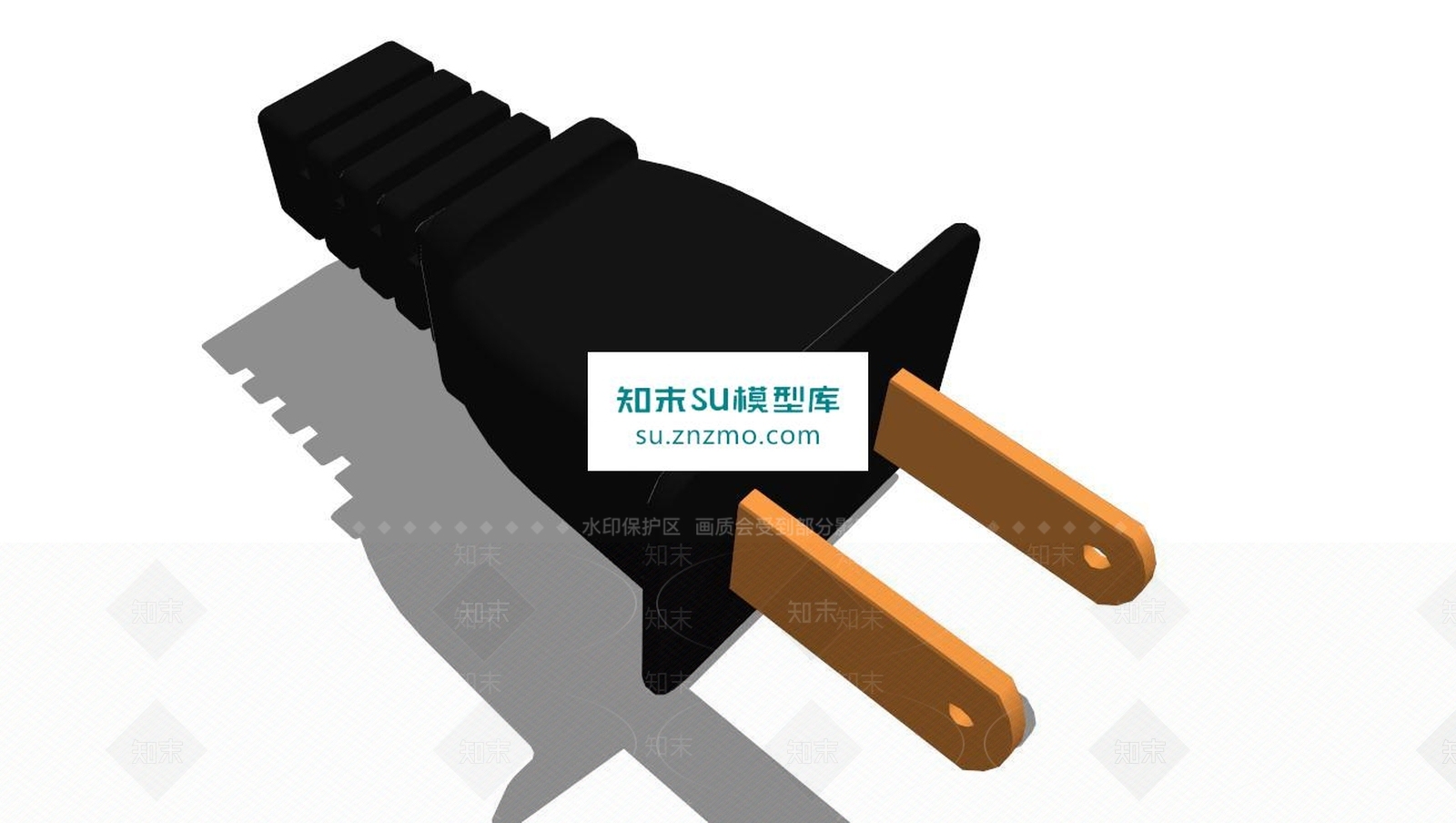 电线插头SU模型下载【ID:172117192】