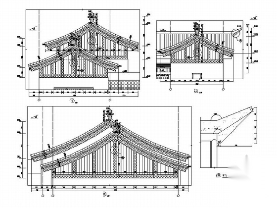 [广东]框架式多层商住楼建筑施工图（知名设计院）cad施工图下载【ID:165733135】