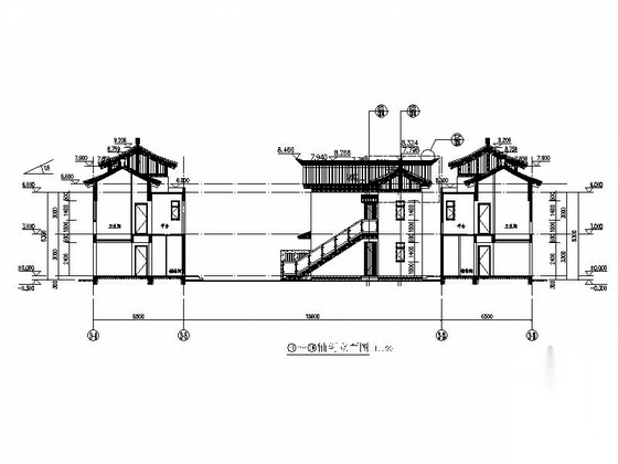 [广东]框架式多层商住楼建筑施工图（知名设计院）cad施工图下载【ID:165733135】