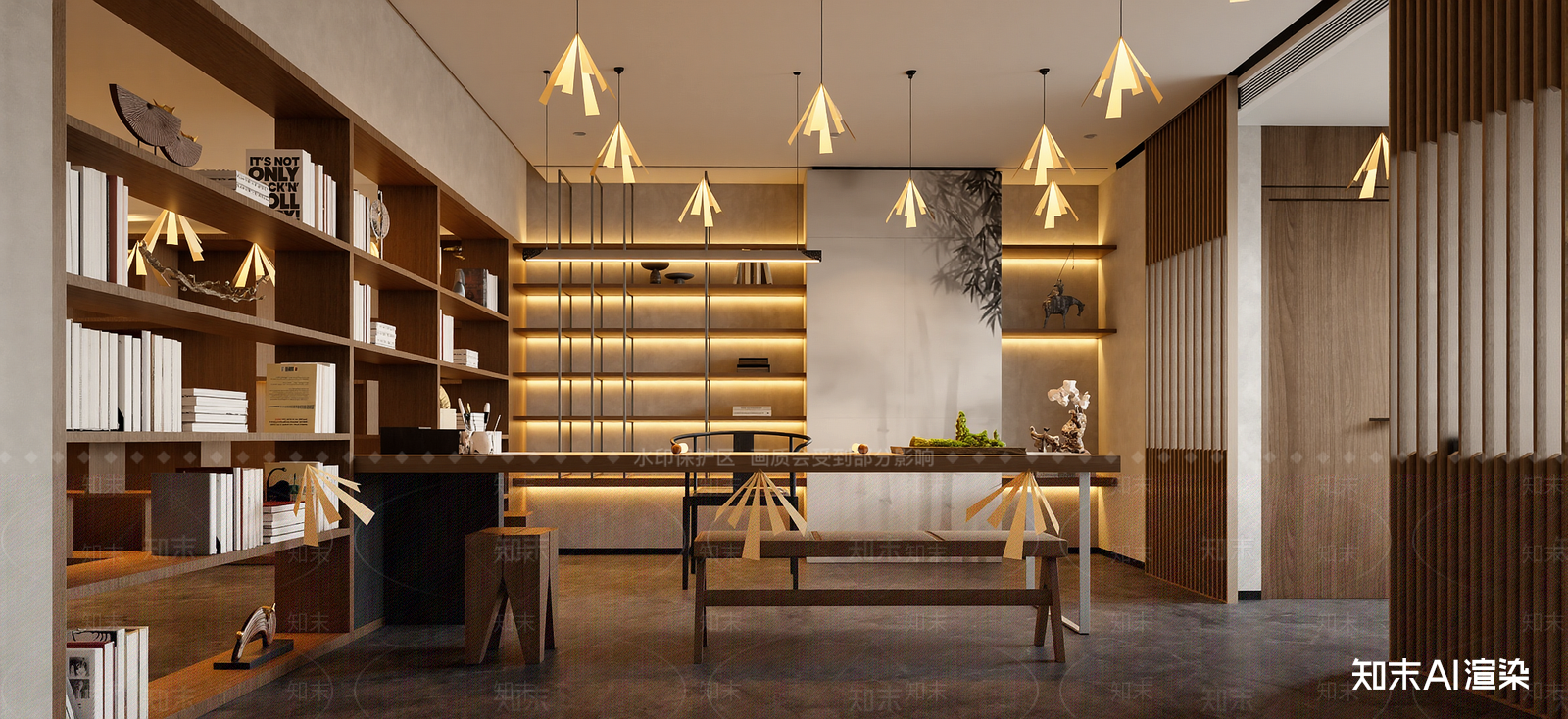 中式工作室SU模型下载【ID:1222284850】