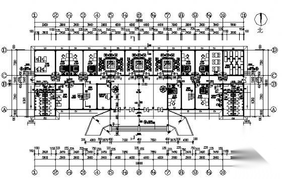 郑州某大学五层写字楼建筑施工图cad施工图下载【ID:151398189】