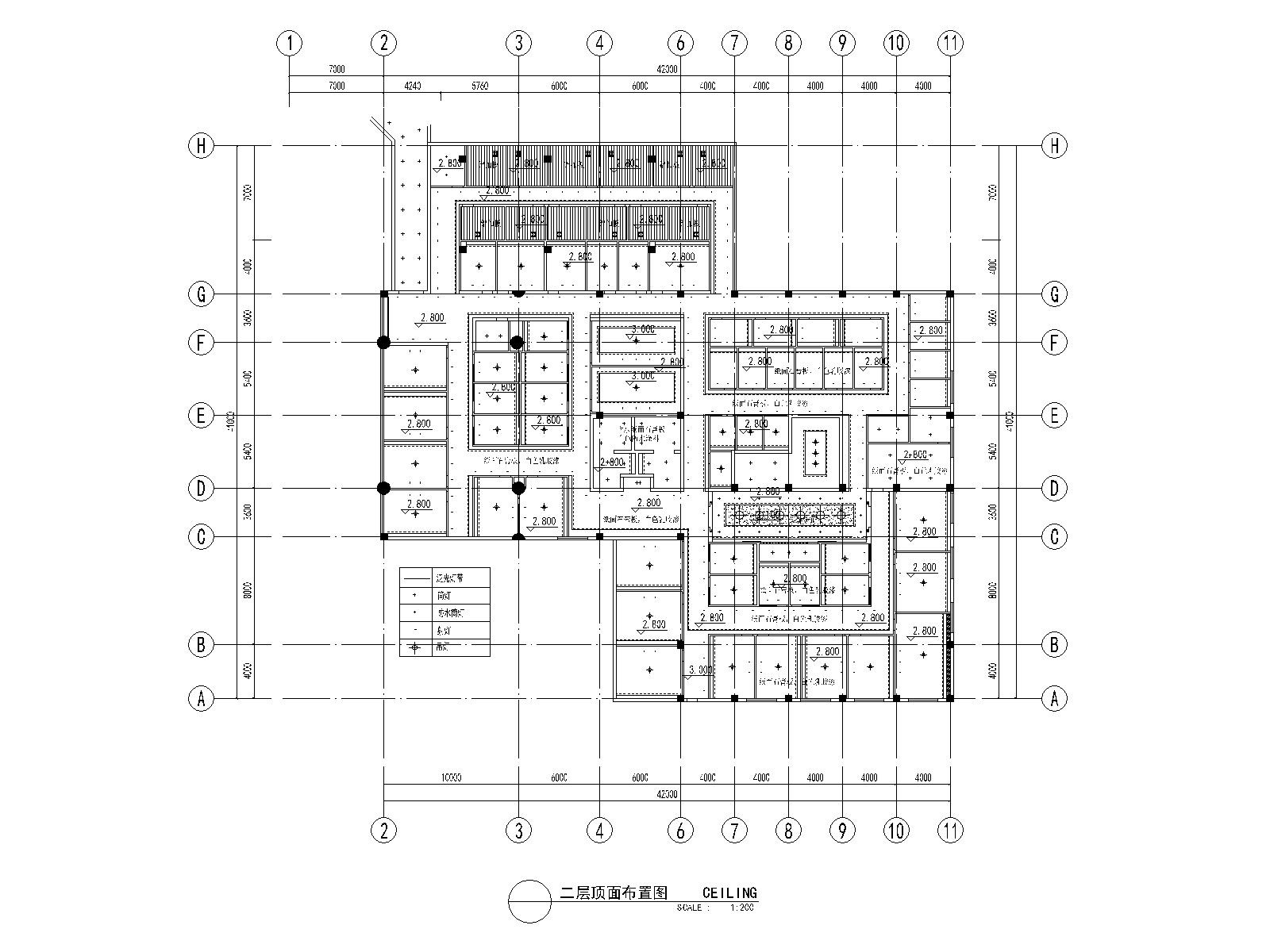 某现代风格洗浴中心浴场装修施工图_效果图施工图下载【ID:160709157】