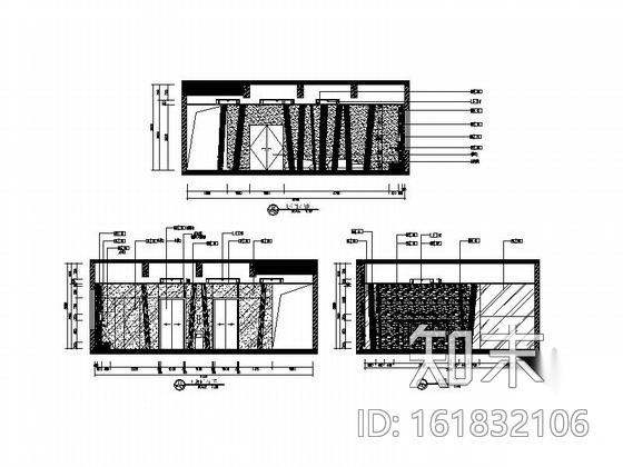 [东莞]高档现代知名品牌足浴休闲会所装修设计施工图cad施工图下载【ID:161832106】