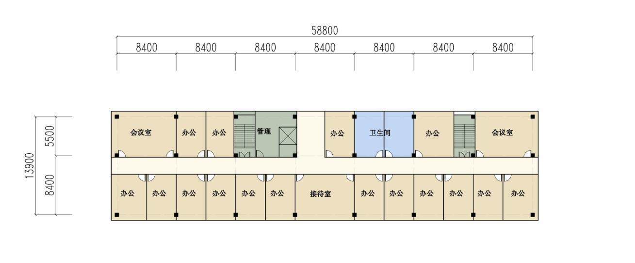 [浙江]益邦有限公司办公楼（CAD+SU+JPG）施工图下载【ID:149932135】