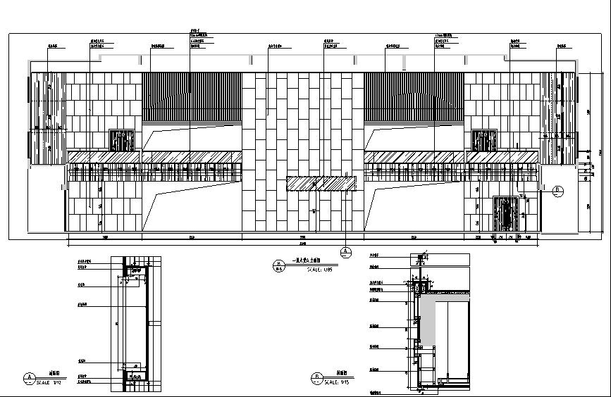 [山东]现代风格豪德集团办公空间设计施工图（附效果图）cad施工图下载【ID:161779137】