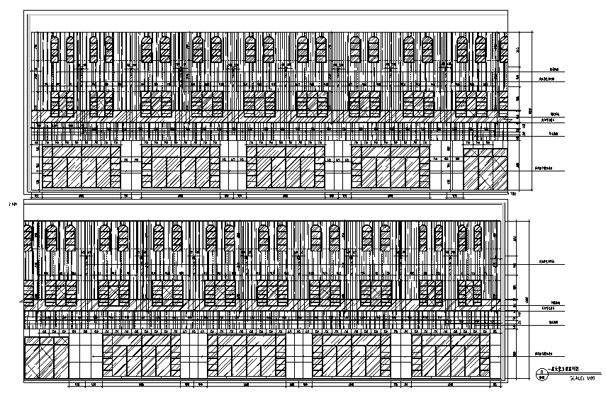 [山东]现代风格豪德集团办公空间设计施工图（附效果图）cad施工图下载【ID:161779137】