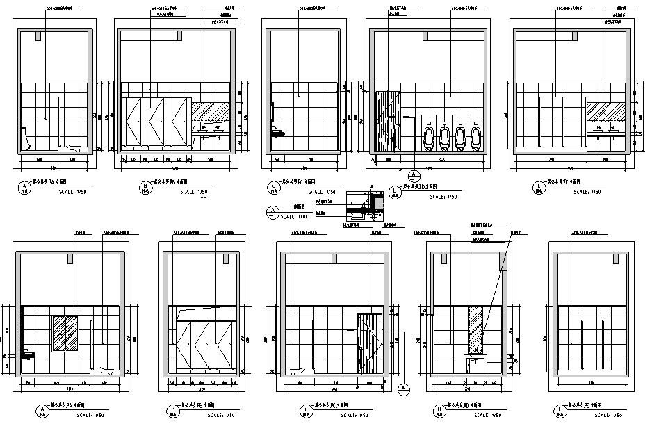 [山东]现代风格豪德集团办公空间设计施工图（附效果图）cad施工图下载【ID:161779137】