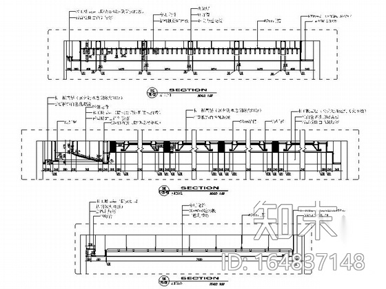 [浙江]生态园现代风格四层实验小学室内装修施工图（1...cad施工图下载【ID:164837148】