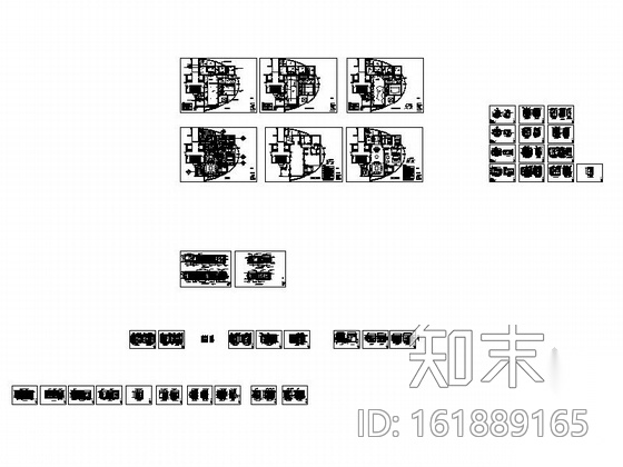 某高级私人单层别墅室内装修图（含实景）cad施工图下载【ID:161889165】