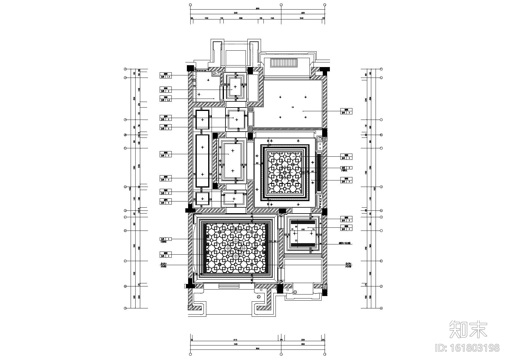 [济南]绿城别墅会所样板间施工图施工图下载【ID:161803198】