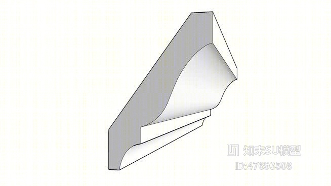 石膏线SU模型下载【ID:47693508】