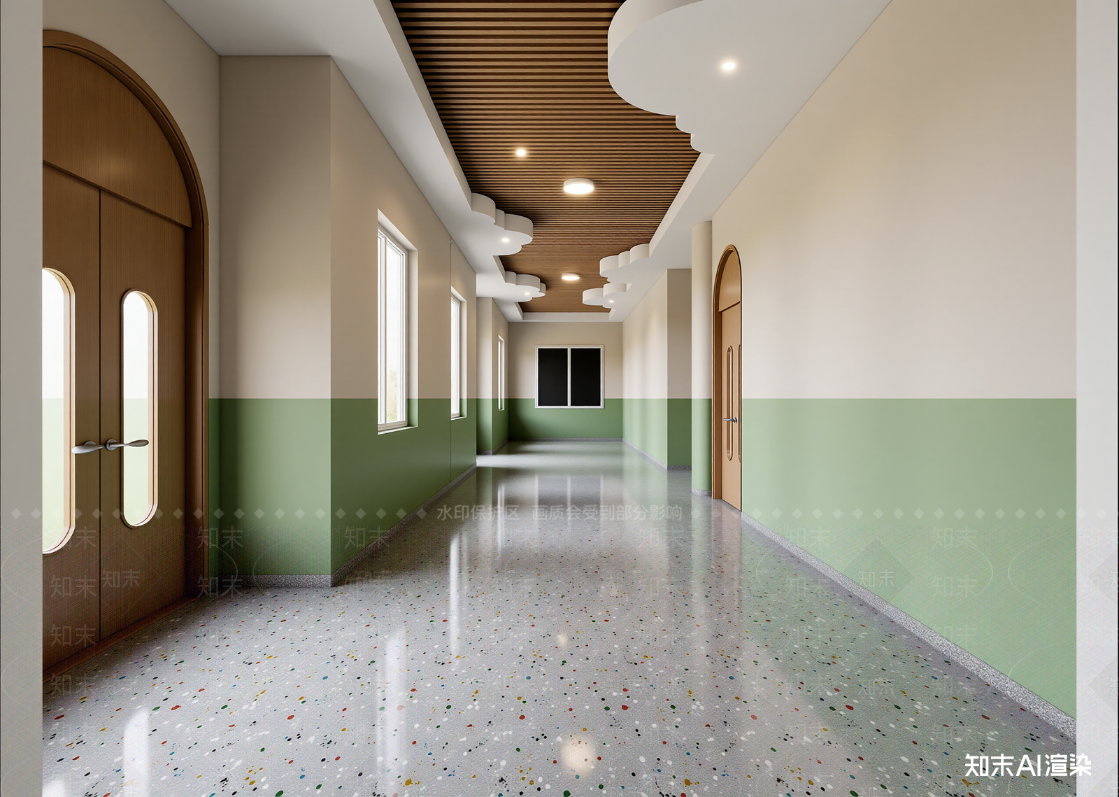 现代走廊3D模型下载【ID:1214784424】