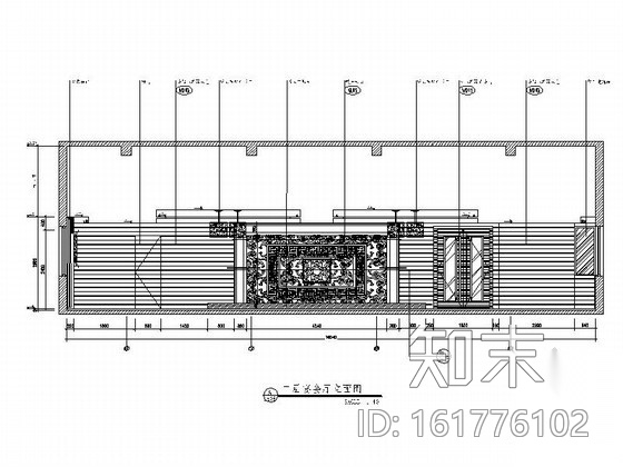 [上海]某奢华饭店宴会厅装修图（含效果）cad施工图下载【ID:161776102】