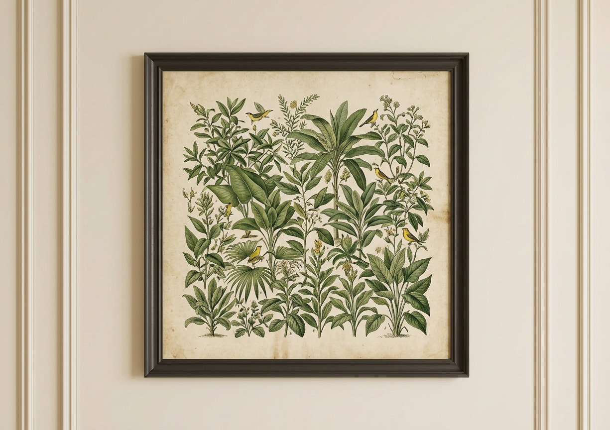 中古挂画SU模型草图