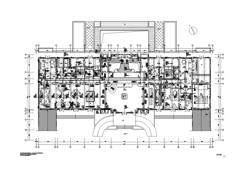 金地常州天际会所精装修施工图及效果图（54张）cad施工图下载【ID:161813168】