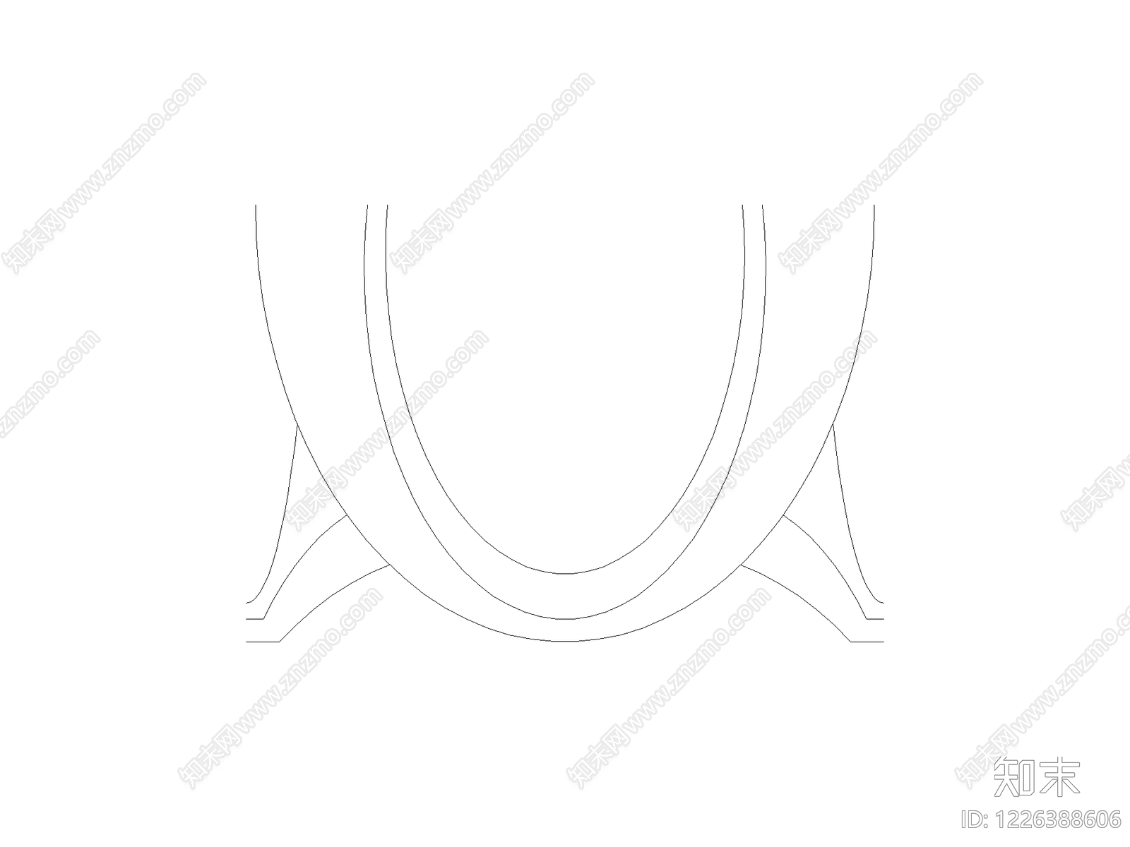 雕塑装饰构件CAD图纸
