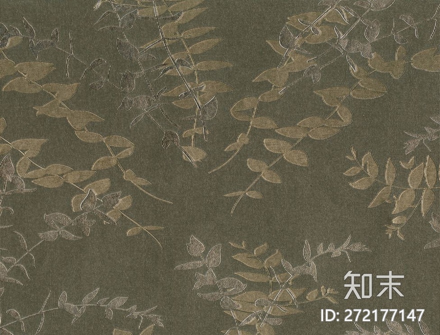 欧式树枝壁纸贴图下载【ID:272177147】