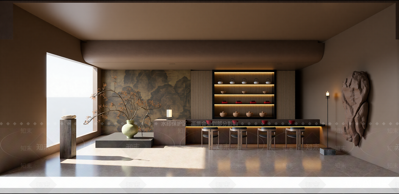 现代酒吧SU模型下载【ID:1215955400】