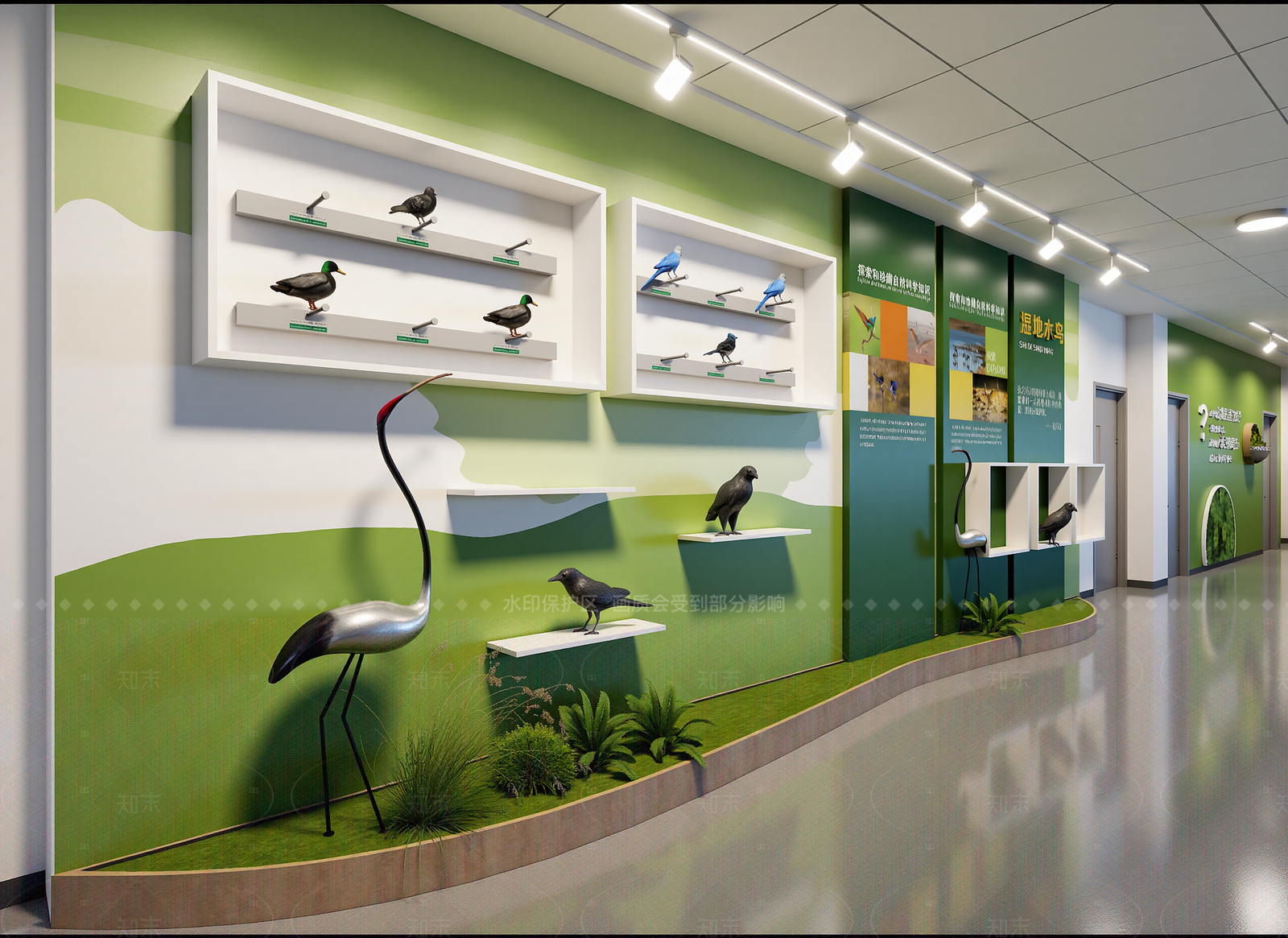 现代科学展厅3D模型下载【ID:1214993969】