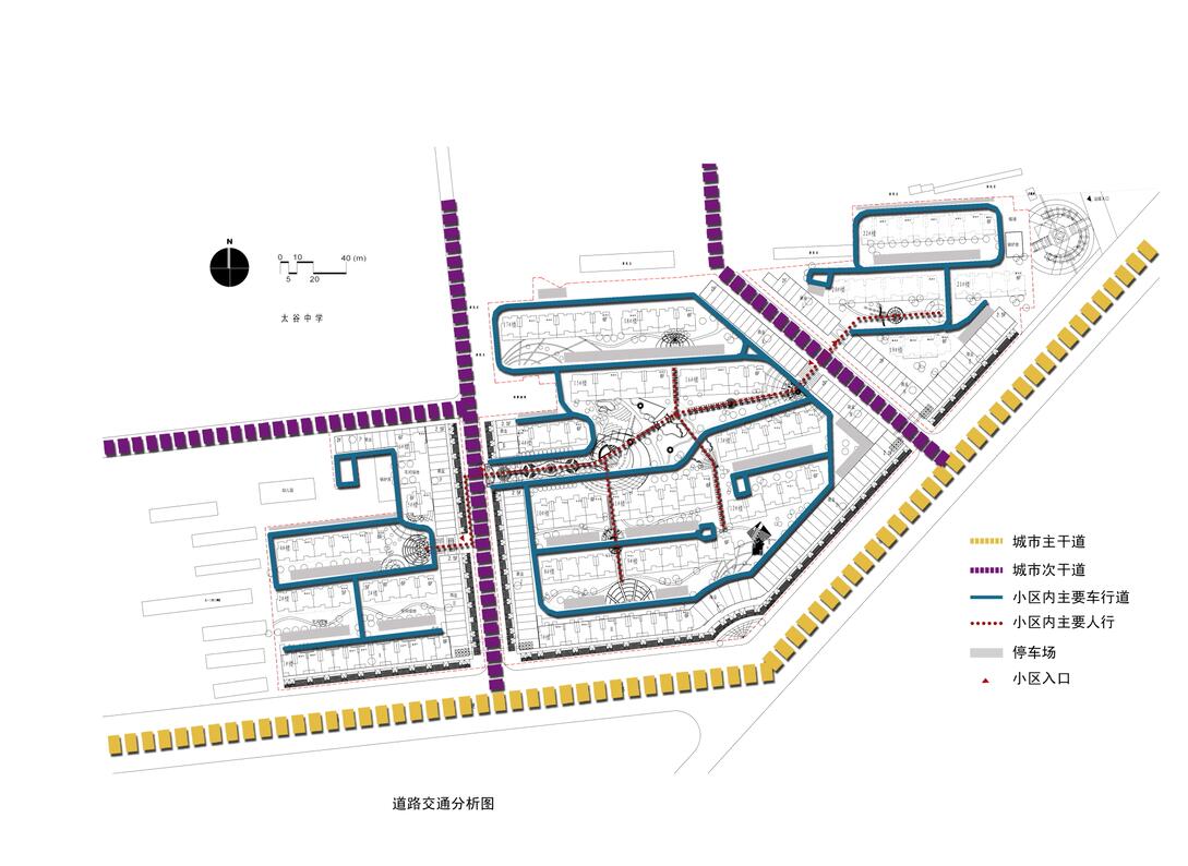 [山西]现代风格居住区建筑方案文本（JPG+58页）cad施工图下载【ID:166822188】