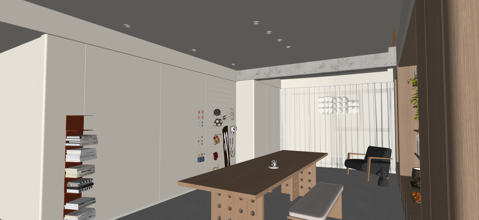 原木工作室SU模型下载【ID:1222190435】