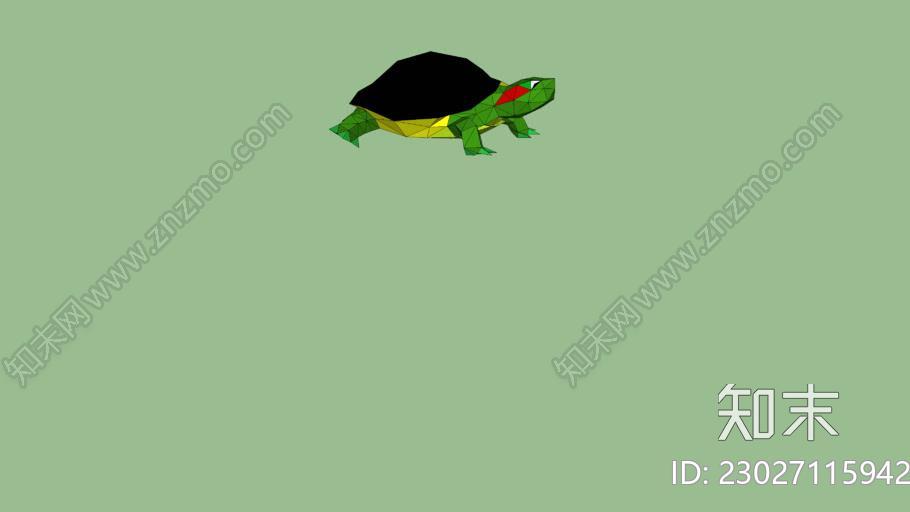 乌龟SU模型下载【ID:1162601191】