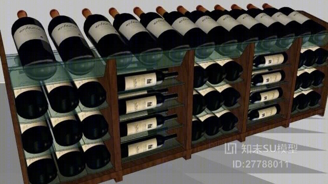 展示架SU模型下载【ID:27788011】