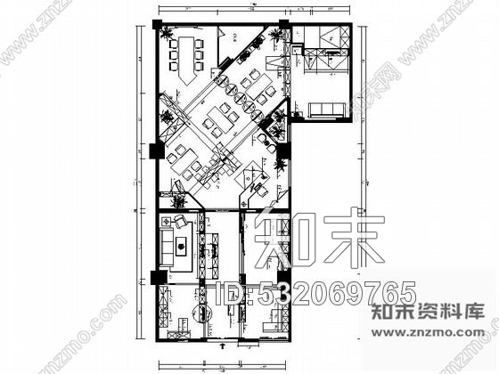 施工图福州现代家居商场高档家居设计体验店室内装修图含效果施工图下载【ID:532069765】