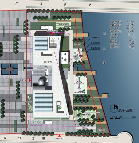 [浙江]绍兴科技馆新馆建筑方案设计文本（CAD+SU+文本）cad施工图下载【ID:160732135】