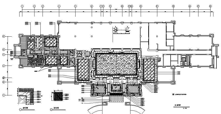 [湖北]武汉大售楼处室内精装修设计施工图（附效果图）cad施工图下载【ID:161713166】