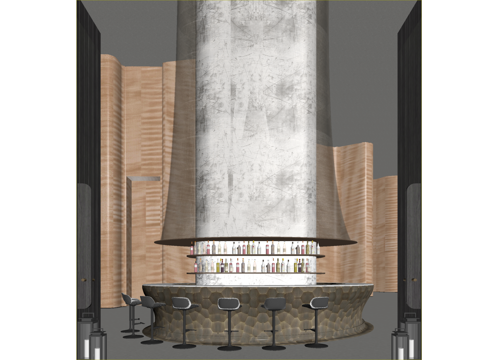 现代酒吧3D模型下载【ID:1214618416】