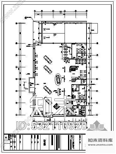 施工图东风本田专卖店图纸cad施工图下载【ID:532110920】