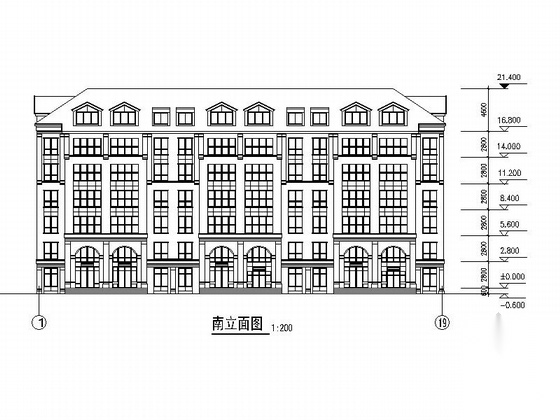 [长春]花园式洋房及小高层住宅小区规划方案图（多种户型...cad施工图下载【ID:165944160】