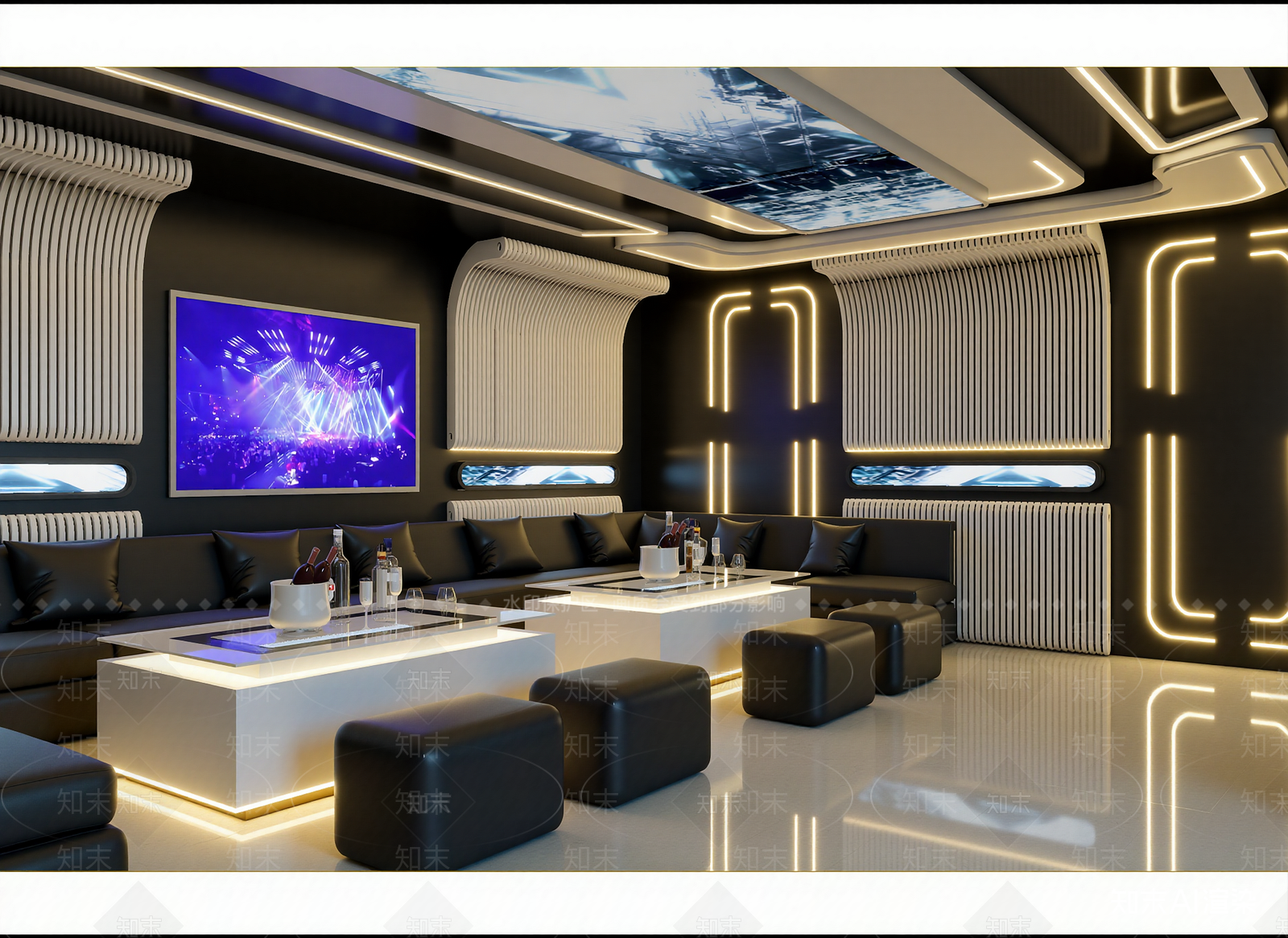 现代酒吧3D模型下载【ID:1214281778】