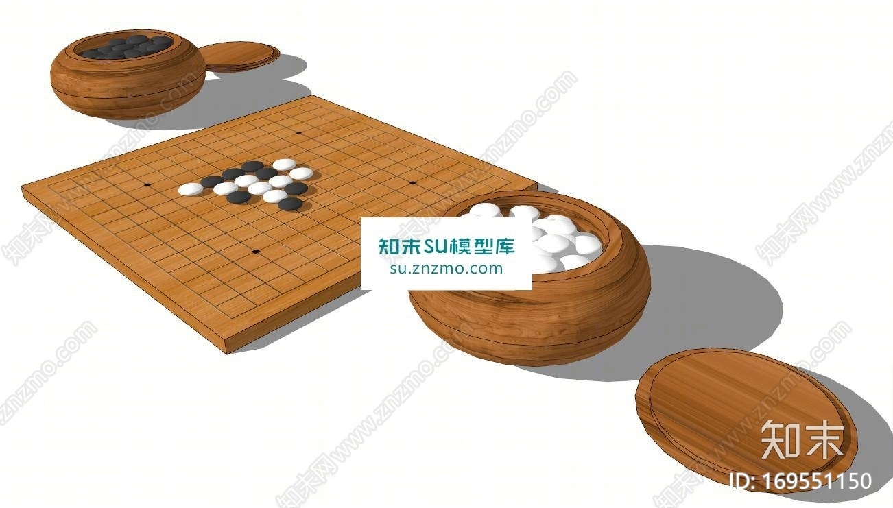 围棋SU模型下载【ID:169551150】