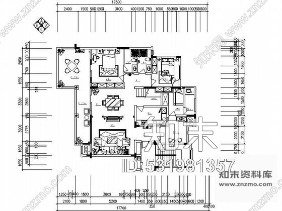 施工图重庆古典风格三层别墅装修图含效果施工图下载【ID:531981357】