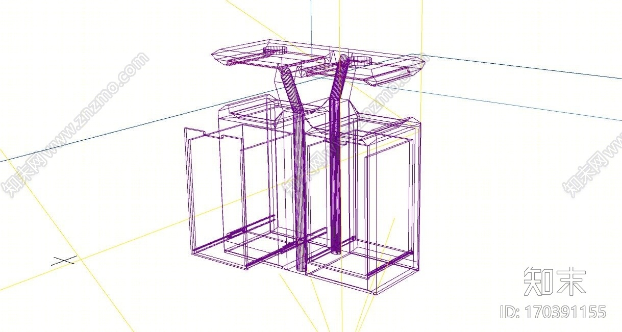 垃圾桶3D模型下载【ID:170391155】