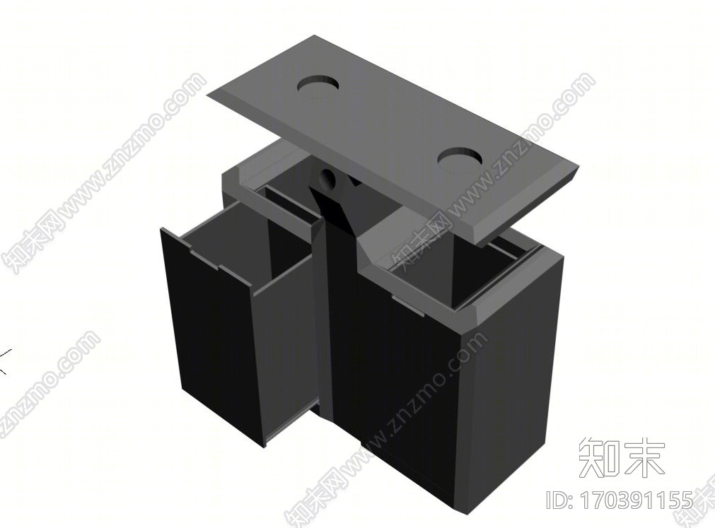 垃圾桶3D模型下载【ID:170391155】