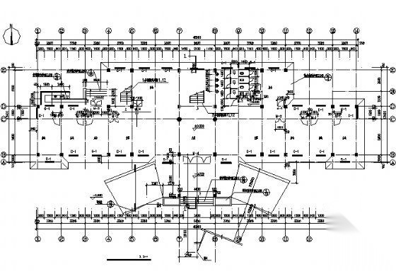 某四层办公楼建筑施工图cad施工图下载【ID:151434139】