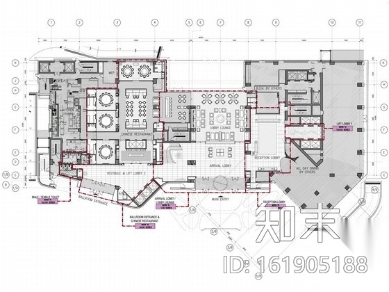 [北京]东三环CBD全球控股超五星级高端豪华白金酒店施...施工图下载【ID:161905188】