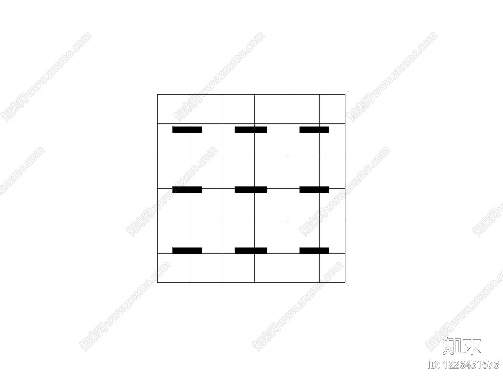 室内设计平面动态图cad施工图下载【ID:1226451676】