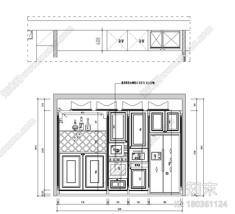 欧式风格国际公馆三居室住宅装修施工图设计施工图下载【ID:180361124】