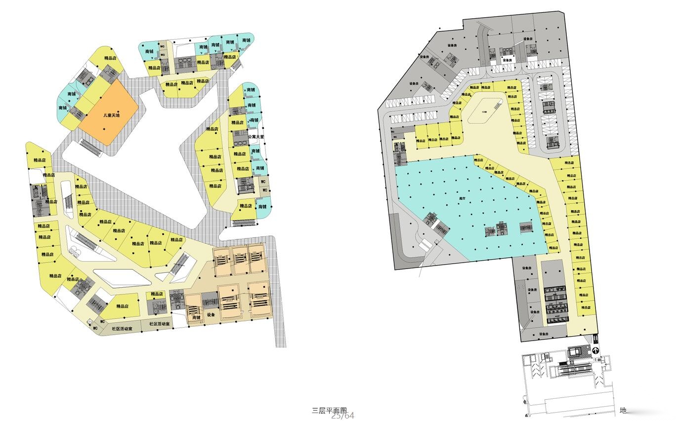 [广东]水湾村商业综合体规划及建筑单体设计方案文本设计...cad施工图下载【ID:167499178】