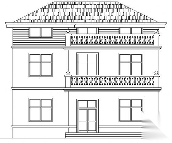 龙城三层民居建筑、结构施工图施工图下载【ID:149897141】