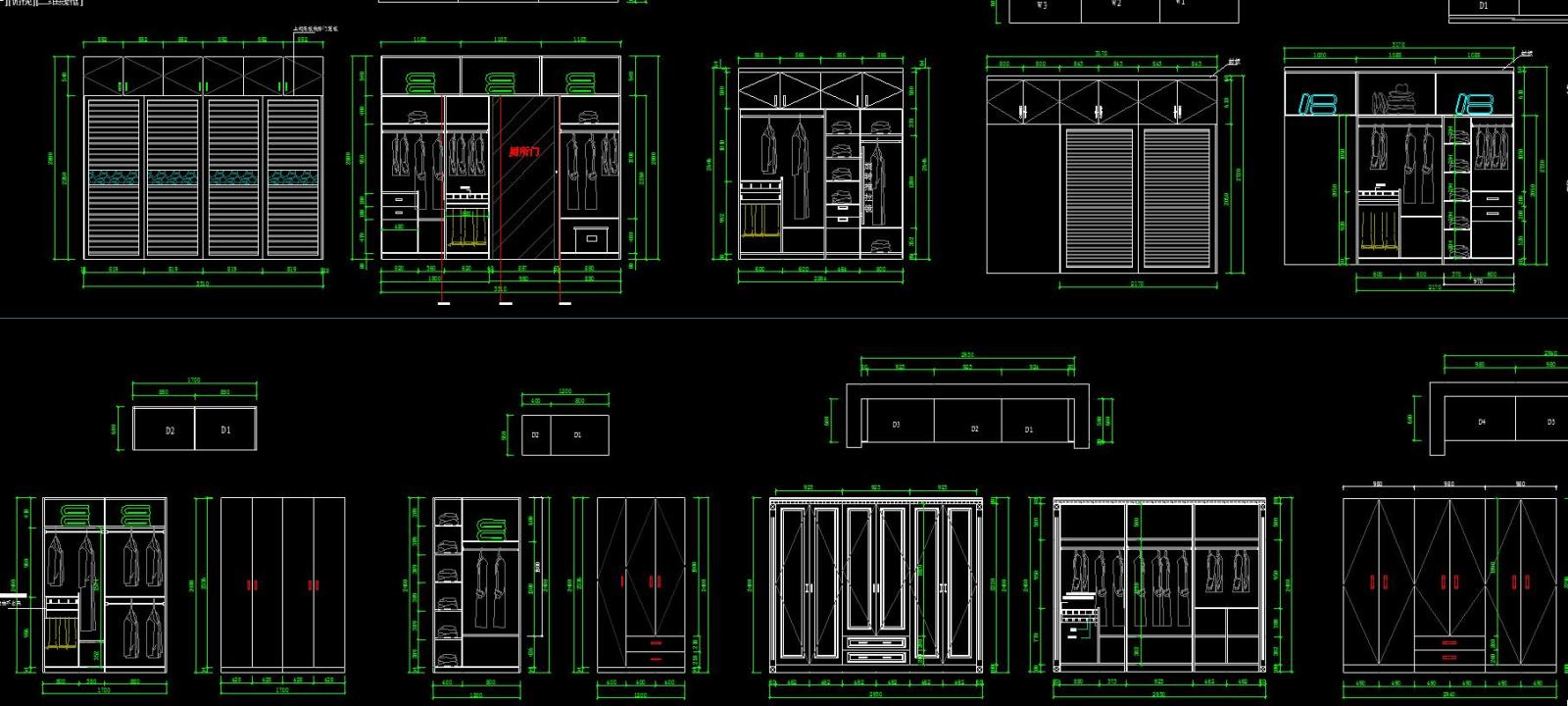 常用移门施工图下载【ID:930346689】